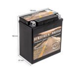 Bateria Route YTX16-BS Moto Triumph Tiger 800 Xc Boulevard 1600, Zr12