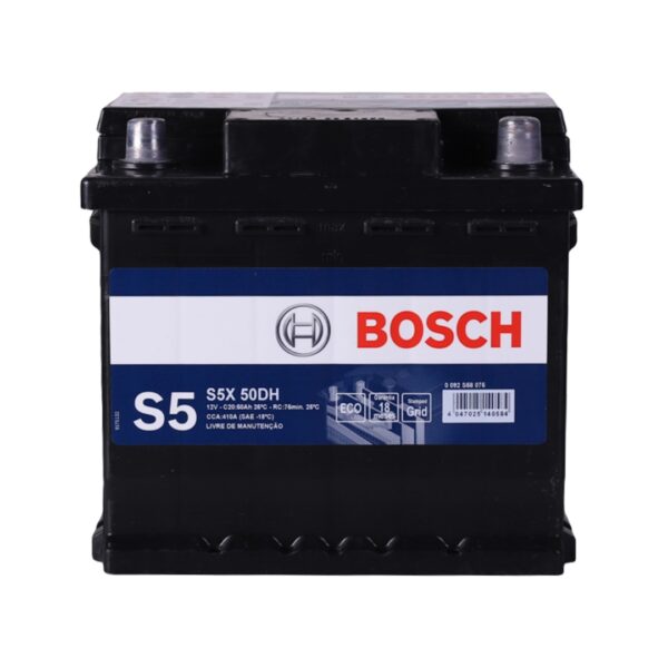 Bateria Bosch S5X50DH 50Ah Palio, Onix