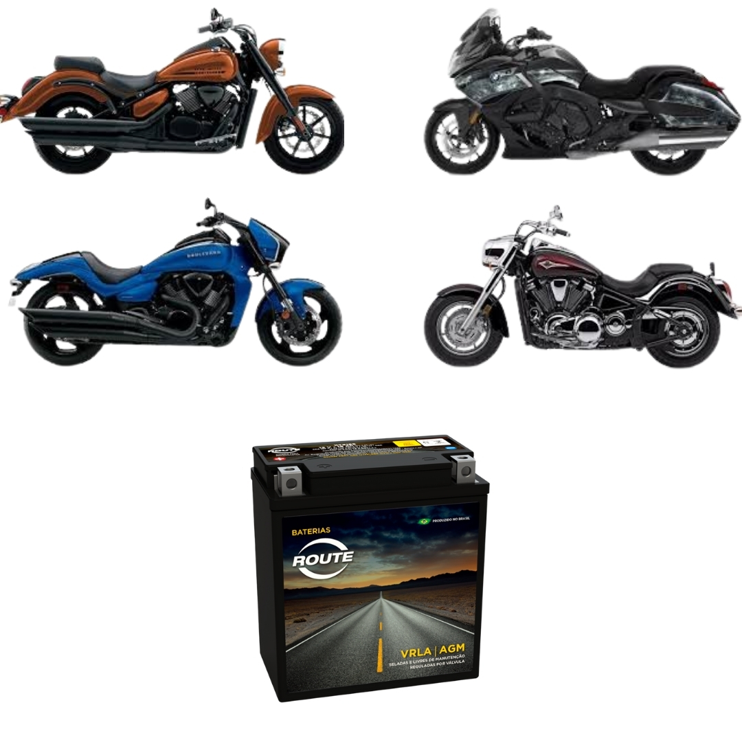 1Bateria Route XTZ18S Boulevard C1500 M1500 Xtz18s Route 18ah Bateria Route XTZ18S Boulevard C1500 M1500 Xtz18s Route 18ah