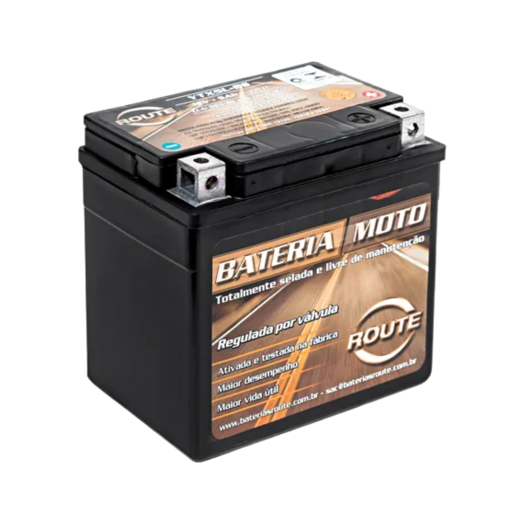 Bateria De Moto Route 5Ah 12V YTX5L-BS Bateria De Moto Route 5Ah 12V YTX5L-BS