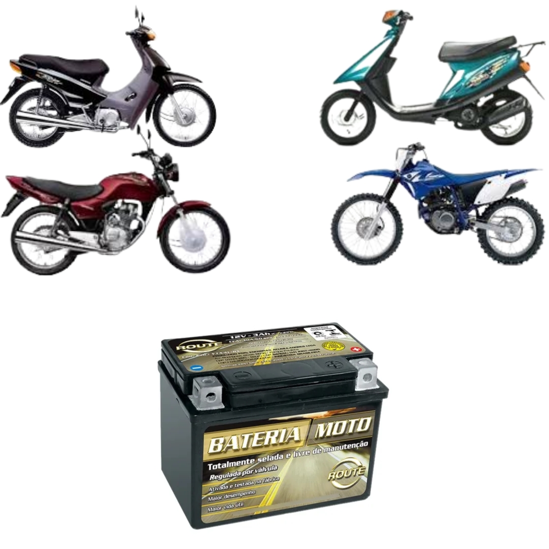 Bateria Moto Yamaha Neo 125 3ah 12v Ytx4l-bs Bateria Moto Yamaha Neo 125 3ah 12v Ytx4l-bs