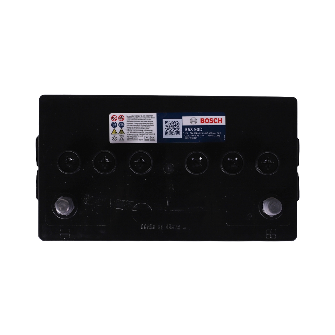 Bateria Automotiva Bosch 90Ah S5X90D Bateria Automotiva Bosch 90Ah S5X90D