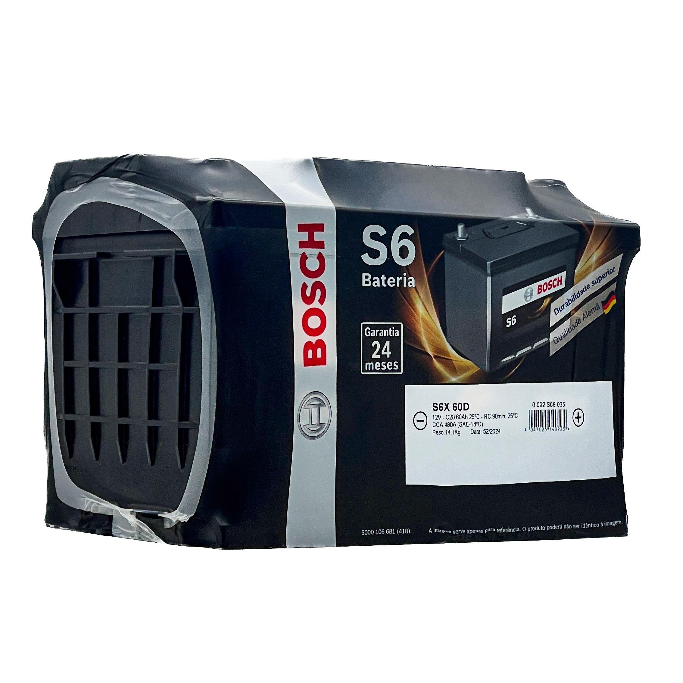 S6X_60D_2 (1) Bateria Bosch S6X60DH 60ah Para Argo, H-RV - Imagem 4
