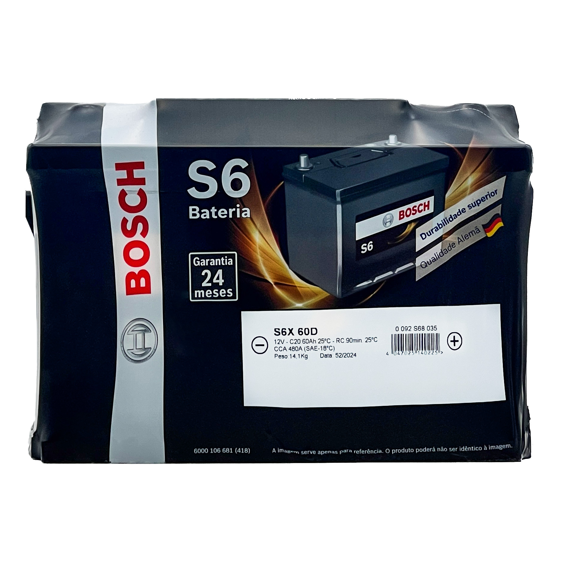 S6X_60D_4 (1) Bateria Bosch S6X60DH 60ah Para Argo, H-RV - Imagem 5