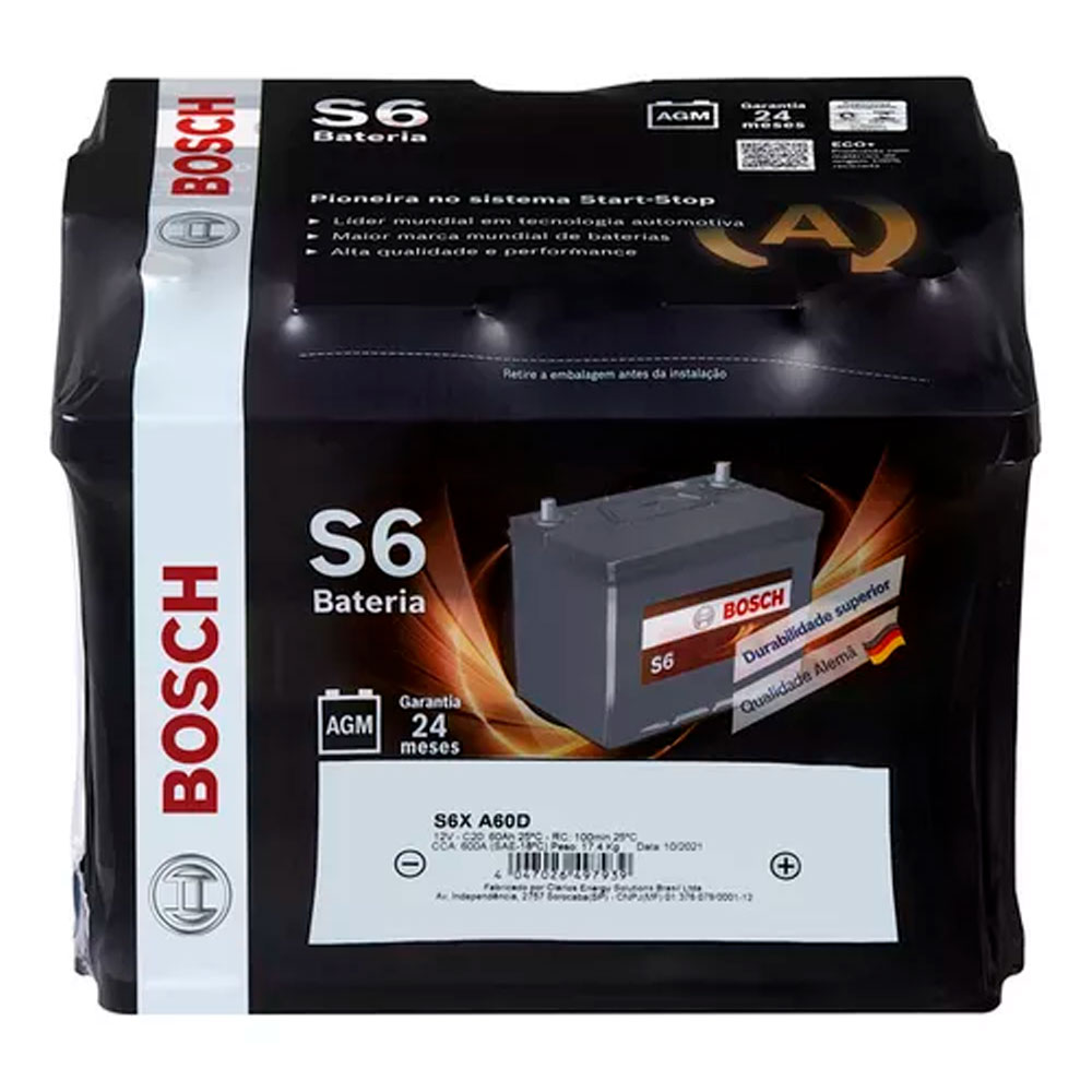 bateria_automotiva_60ah_12v_agm_bosch_s6xa60d_1827_1_4aabcc29d7c6191562ca21f48d97fc94.jpg Bateria Bosch S6X100E 100 Ah Para Defender, Range Rover - Imagem 1