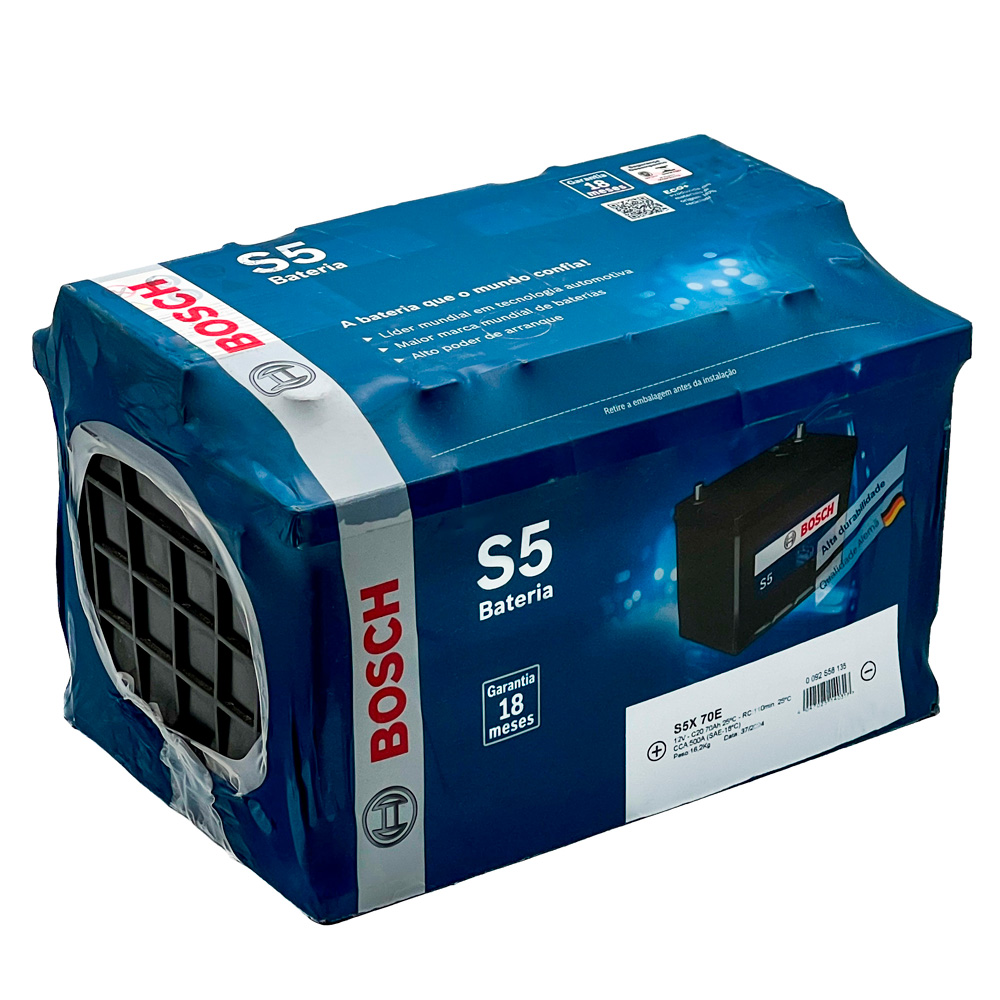 bateria_automotiva_bosch_70ah_12v_free_selada_s5x70e_1853_1_3455b848cd9fabbe2fe4e62d1c901450.jpg Bateria Bosch S5X70E 70Ah Para Silverado, L200, Frontier - Imagem 1