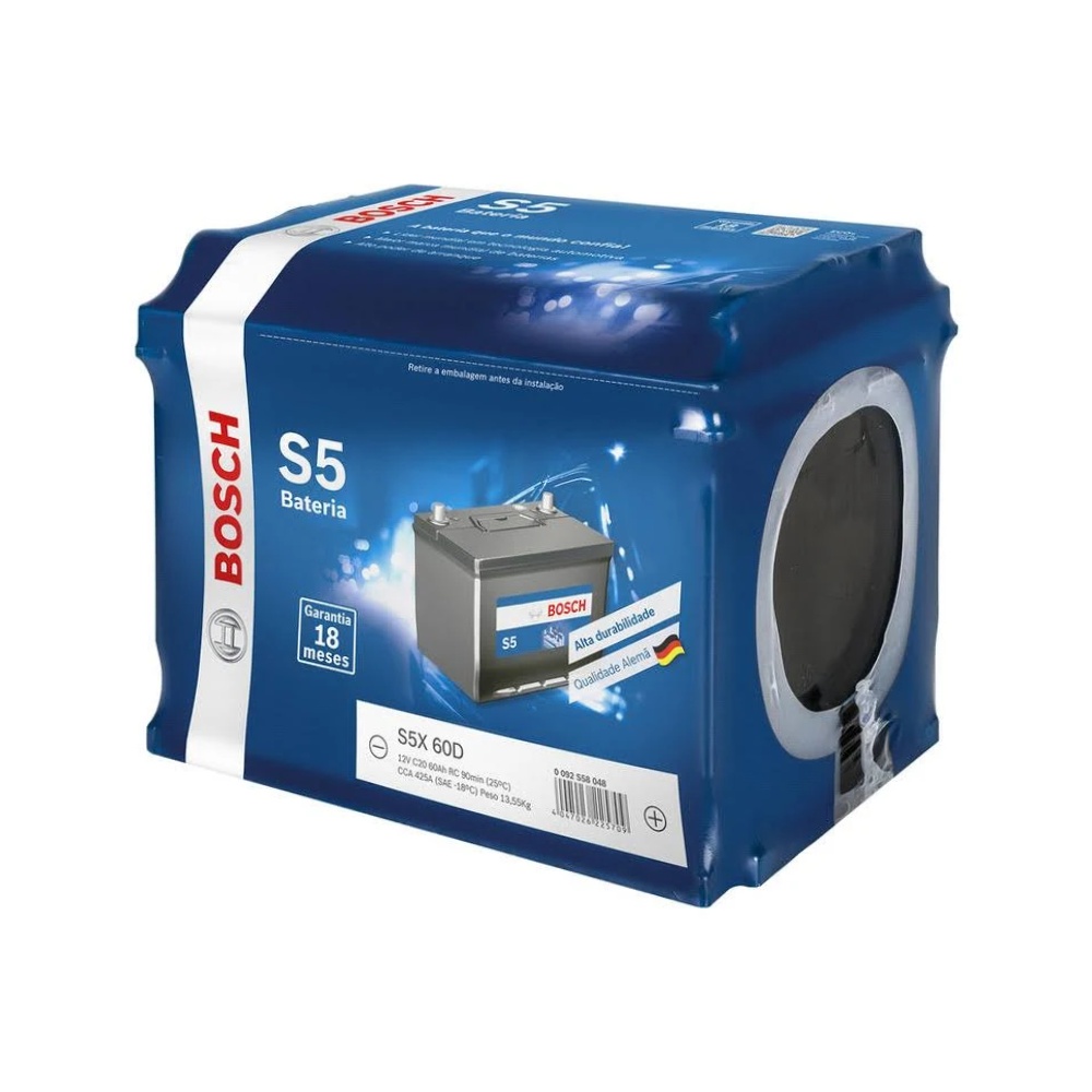 bateria_bosch_automotiva_60_ah_12v_selada_s5x60d_1813_1_cd8a6d8bbf133bab8dfa753963ef4588.jpg Bateria Bosch S5X60D 60Ah Para Gol, Focus, Fiesta - Imagem 1