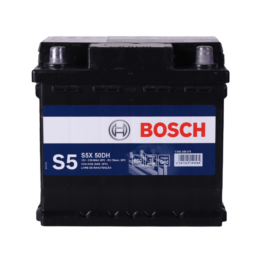 Bateria Bosch S5X50DH 50Ah Palio, Onix Bateria Bosch S5X50DH 50Ah Palio, Onix